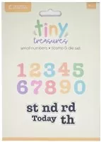 Tiny Treasures - Small Numbers stamps and die set crafters companion