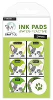 Creative Craftlab Ink Pads Studio Light Stamping Ink Water-Reactive Greens