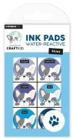 Creative Craftlab Ink Pads Studio Light Stamping Ink Water-Reactive Blues