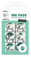 Creative Craftlab Ink Pads Studio Light Stamping Ink Water-Reactive Turquoises