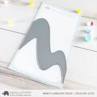 Windy Landscape Road - Creative Cuts - Dies - Mama Elephant