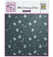 3-D Embossing Folder - Moose - Nellie's Choice