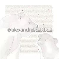 Eisbärfamilie Typo - Alexandra Renke - Scrapbooking Paper - 12"x12"
