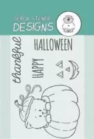 Peekin' Pumpkin Kitty - Clear Stamps - Gerda Steiner Designs