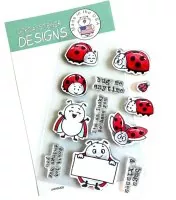 Ladybugs BUNDLE Stamps + Dies Gerda Steiner Designs