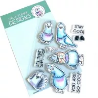 Pigeons - Clear Stamps - Gerda Steiner Designs