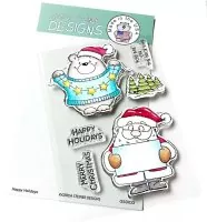 Happy Holidays - BUNDLE Stamps + Dies - Gerda Steiner Designs