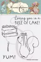 Piece of Cake Clear Stamps Colorado Craft Company by Kris Lauren