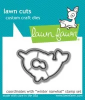 Winter Narwhal - Lawn Cuts - Dies - Lawn Fawn
