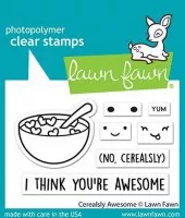Cerealsly Awesome - Clear Stamps - Lawn Fawn