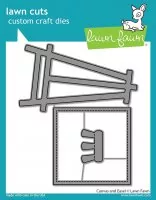 Canvas and Easel - Dies - Lawn Fawn