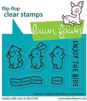 Coaster Critters Flip-Flop - Clear Stamps - Lawn Fawn