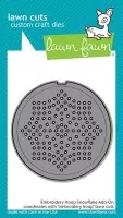 Embroidery Hoop Snowflake Add-On - Dies - Lawn Fawn