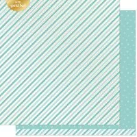 Candy Cane Lane - Snow Flurry - Designpapier - 12"x12" - Lawn Fawn