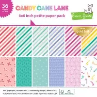 Candy Cane Lane - Petite Paper Pack - 6"x6" - Lawn Fawn