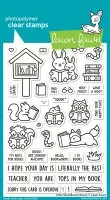 Little Woodland Library - Clear Stamps - Lawn Fawn