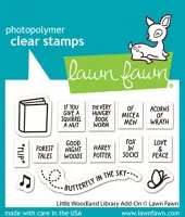 Little Woodland Library Add-On - Clear Stamps - Lawn Fawn