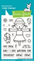 You Crow Girl - Clear Stamps - Lawn Fawn