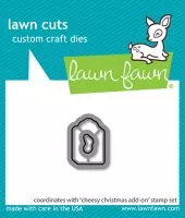 Cheesy Christmas Add-On - Dies - Lawn Fawn