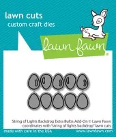 String of Lights Backdrop Extra Bulbs Add-On - Dies - Lawn Fawn