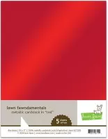 Metallic Cardstock Red Lawn Fawn