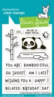 I Heart Pandas Add-On - Clear Stamps - Lawn Fawn