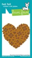 Floral Heart - Hot Foil Plate - Lawn Fawn