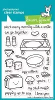 Love and Breakfast - Bundle Stamps + Dies - Lawn Fawn - 2nd grade goods