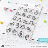 Little Unicorn Agenda - Stamp & Die Bundle - Mama Elephant