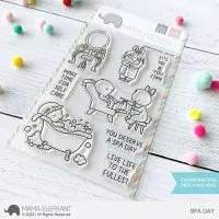 Spa Day - Stamp & Die Bundle - Mama Elephant