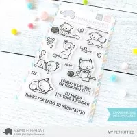 My Pet Kitties - Clear Stamps - Mama Elephant