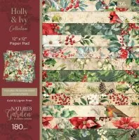 Holly & Ivy - Paper Pad - 6"x6" - Crafters Companion