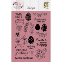 Springtime Greetings - Clear Stamp - Nellie's Choice