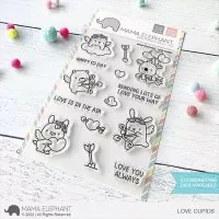 Love Cupids Mama Elephant Stamp & Die Bundle