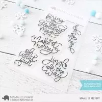 Make It Merry Mama Elephant Stamp & Die Bundle