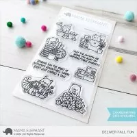 Deliver Fall Fun Clear Stamps Mama Elephant