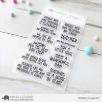 Work of Heart Clear Stamps Mama Elephant