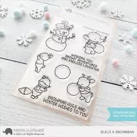 Build A Snowman Clear Stamps Mama Elephant