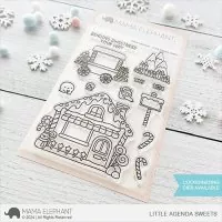 Little Agenda Sweets Clear Stamps Mama Elephant