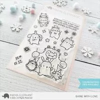 Shine with Love Clear Stamps Mama Elephant