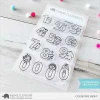 Counting Right - Clear Stamps - Mama Elephant