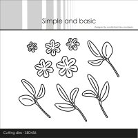 Simple and Basic Flowers and Leaves dies