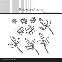 Simple and Basic Flowers and Leaves dies