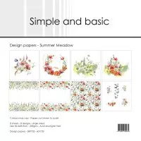Simple and Basic Summer Meadow 12x12 inch Paper Pack