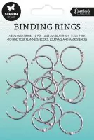 Book Binding Click Rings Nr.03 - Silver - 25 mm - Studio Light