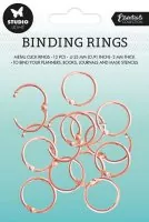 Book Binding Click Rings Nr.04 - Copper - 25 mm - Studio Light