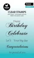 Essentials Nr. 744 Celebrate - Clear Stamps - Studio Light