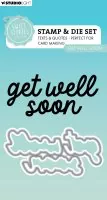 Sweet Stories - Get Well Soon - Stamp & Die Set - Studio Light