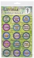 Life Word Collection - Sentiments - Journaling Stickers Set 4 - Lavinia - Kopie