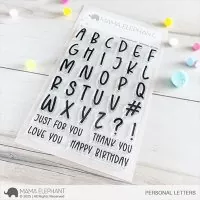 Personal Letters - Clear Stamps - Mama Elephant